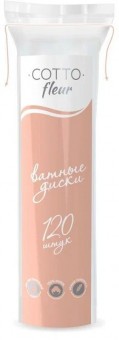 Ватные диски Cotto Fleur 120 штук Ватные диски Cotto Fleur 120 штук