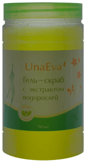 Гель-скраб с экстрактом водорослей Unaeva Гель-скраб с экстрактом водорослей Unaeva
